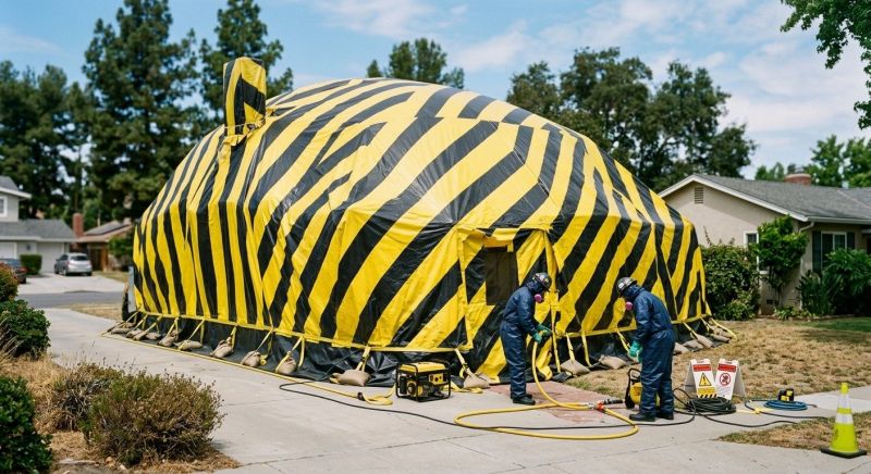 Termite Tenting in Fredericksburg, VA
